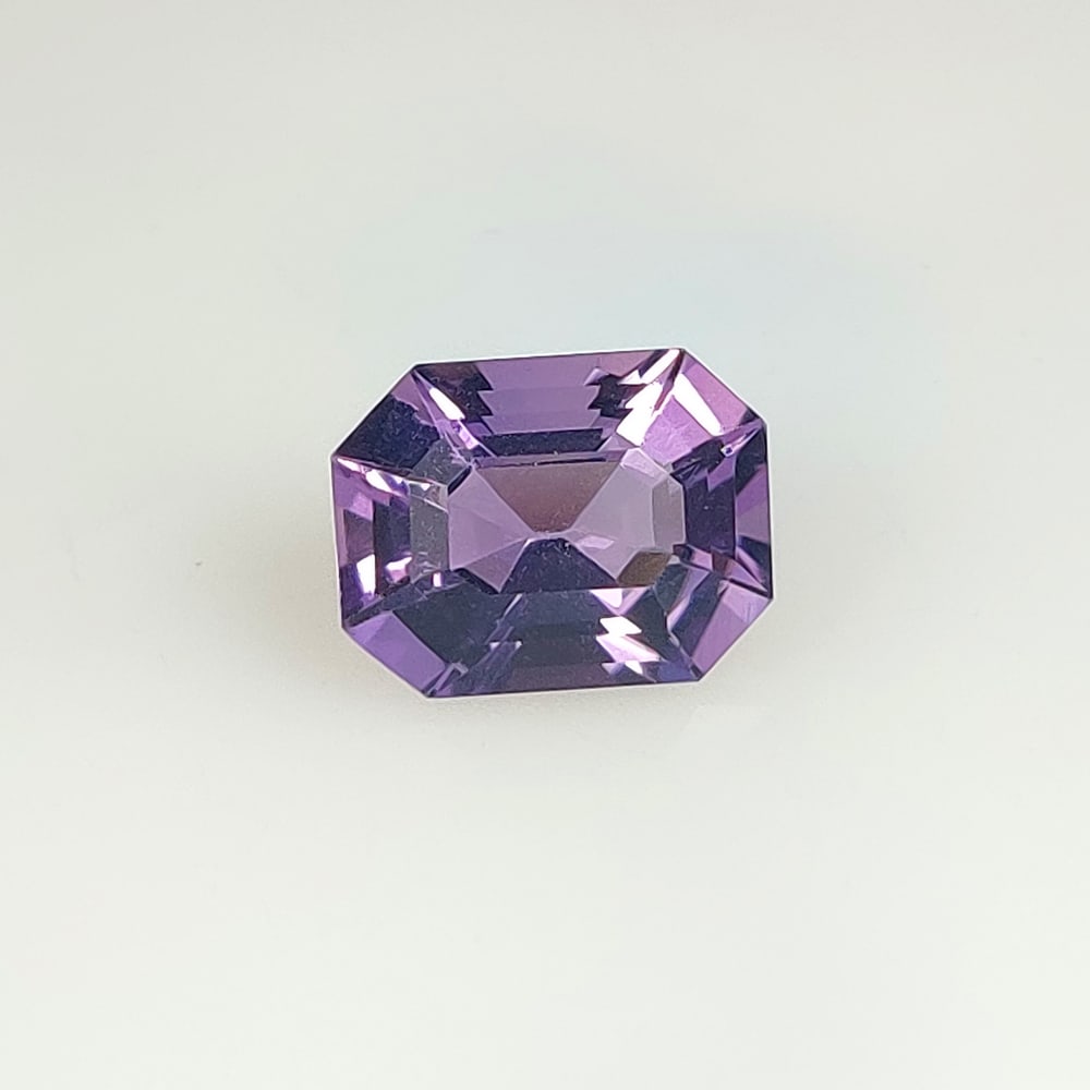 4.77 Ct Natural Purple Amethyst Asscher Cut (1 of 3)