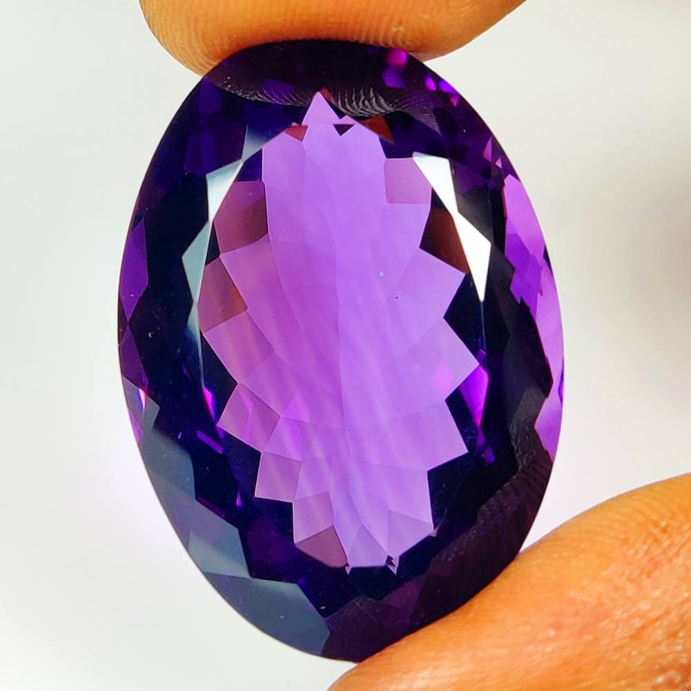46.86 Ct Natural Purple Amethyst "Twilight Stone" Oval Cut (1 of 3)