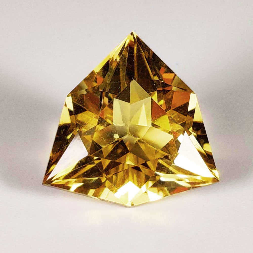 8.36 Ct Natural Citrine Trillion Cut (1 of 2)