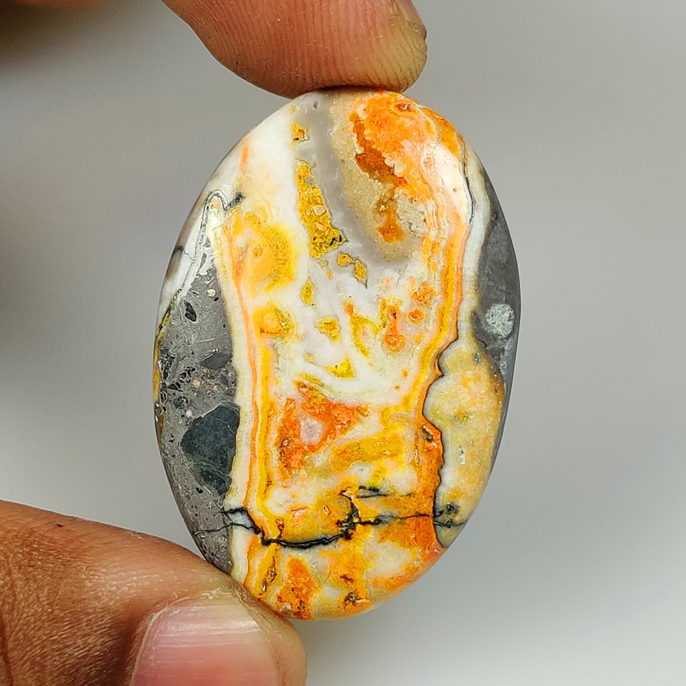 38.98 Ct Natural Bumblebee Jasper Quartz Oval Cab (1 of 2)