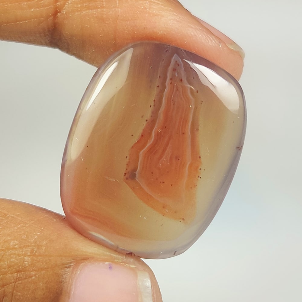 19.52 Ct Natural Bostwana Banded Agate Cushion Cab (1 of 2)