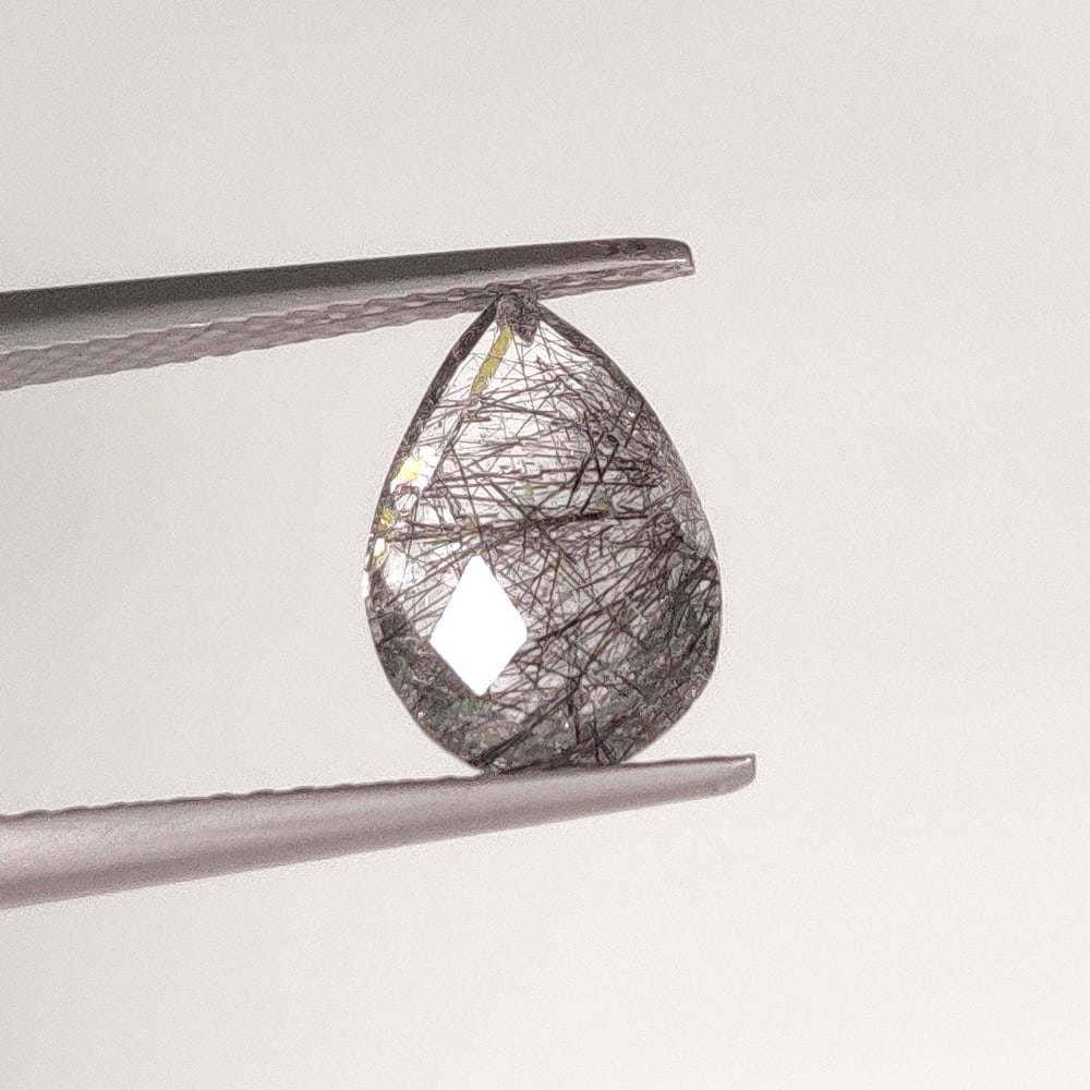 2.38 Ct Natural Rutile Quartz Pear Cut (1 of 2)
