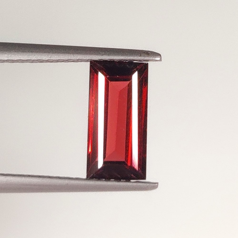 2.08 Ct Natural Almandite Garnet Rectangle Cut (1 of 2)