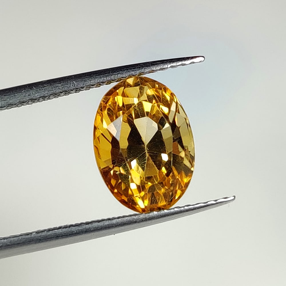 3.62 Ct Natural Yellow Citrine Oval Cut (1 of 2)