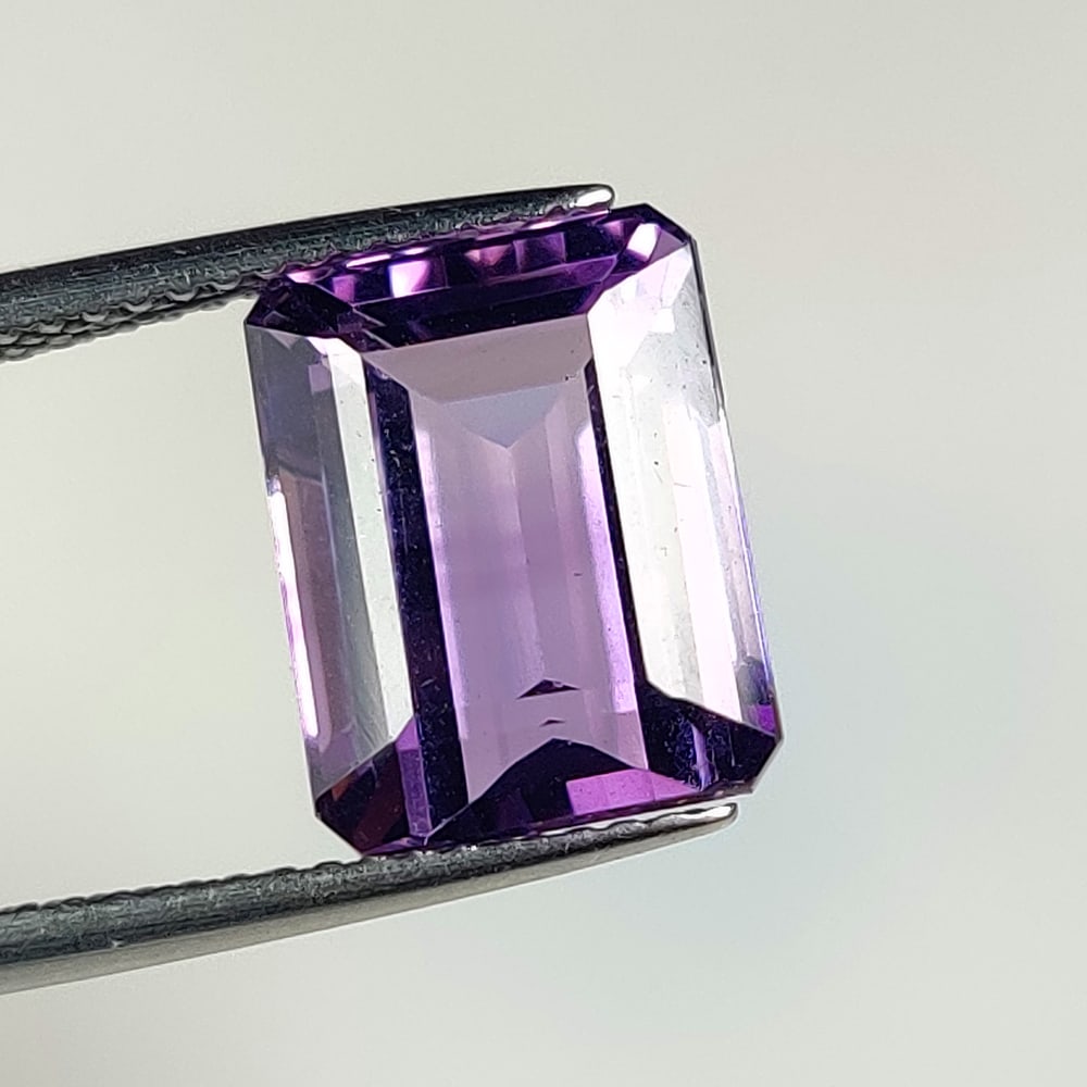 6.13 Ct Natural Purple Amethyst OCtagon Cut: Weight - 6.13 Ct / Dimensions - 11.50 x 8.90 x 7.30 mm / Shape - Octagon Cut / Color - Purple / Clarity - VVS / Origin -Brazil / Treatment - Heated