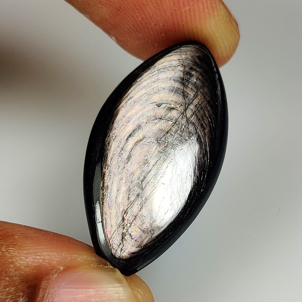 17.97 Ct Natural Hypersthene Marquise Cab: weight - 17.97 Ct / Dimensions - 32.00 x 16.00 x 3.80 mm / Shape - Excellent Marquise Cab / Origin - Brazil / Treatment - None