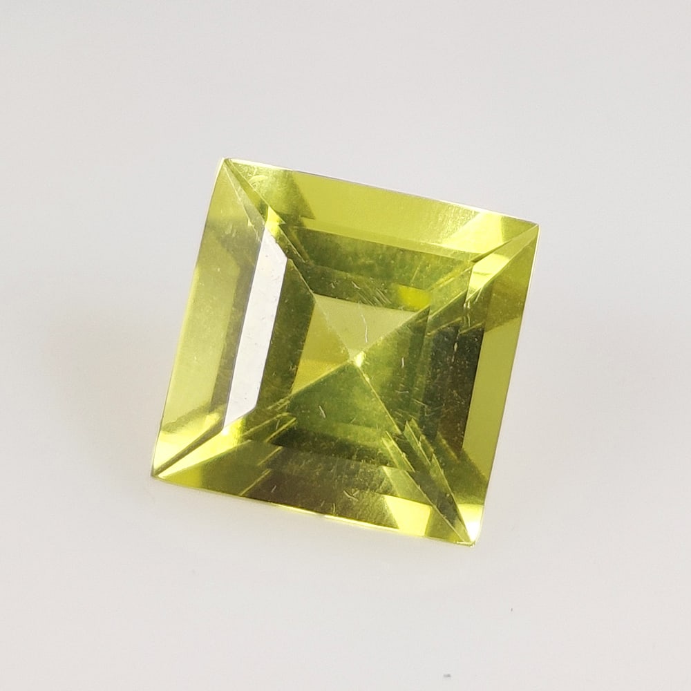 4.18 Ct Natural Lemon Quartz Square Cut (1 of 2)