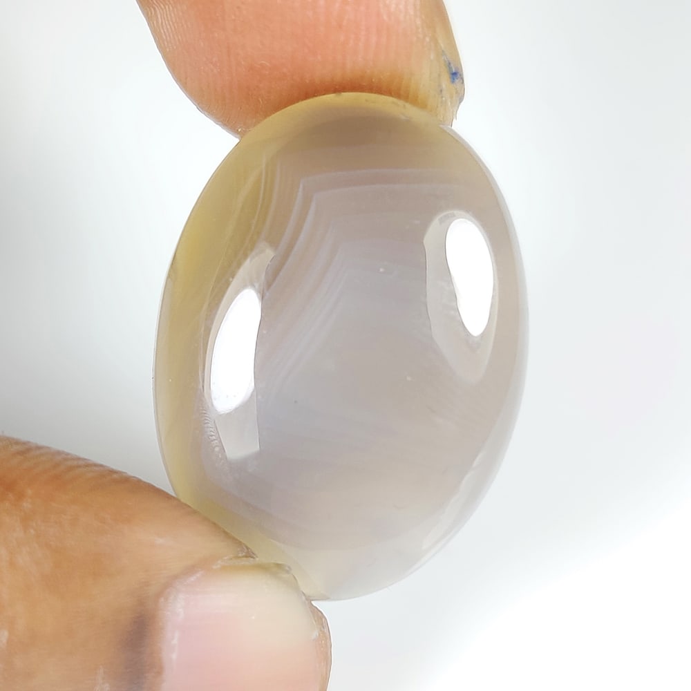 23.12 Ct Natural Dendrite Agate Oval Cab (1 of 2)