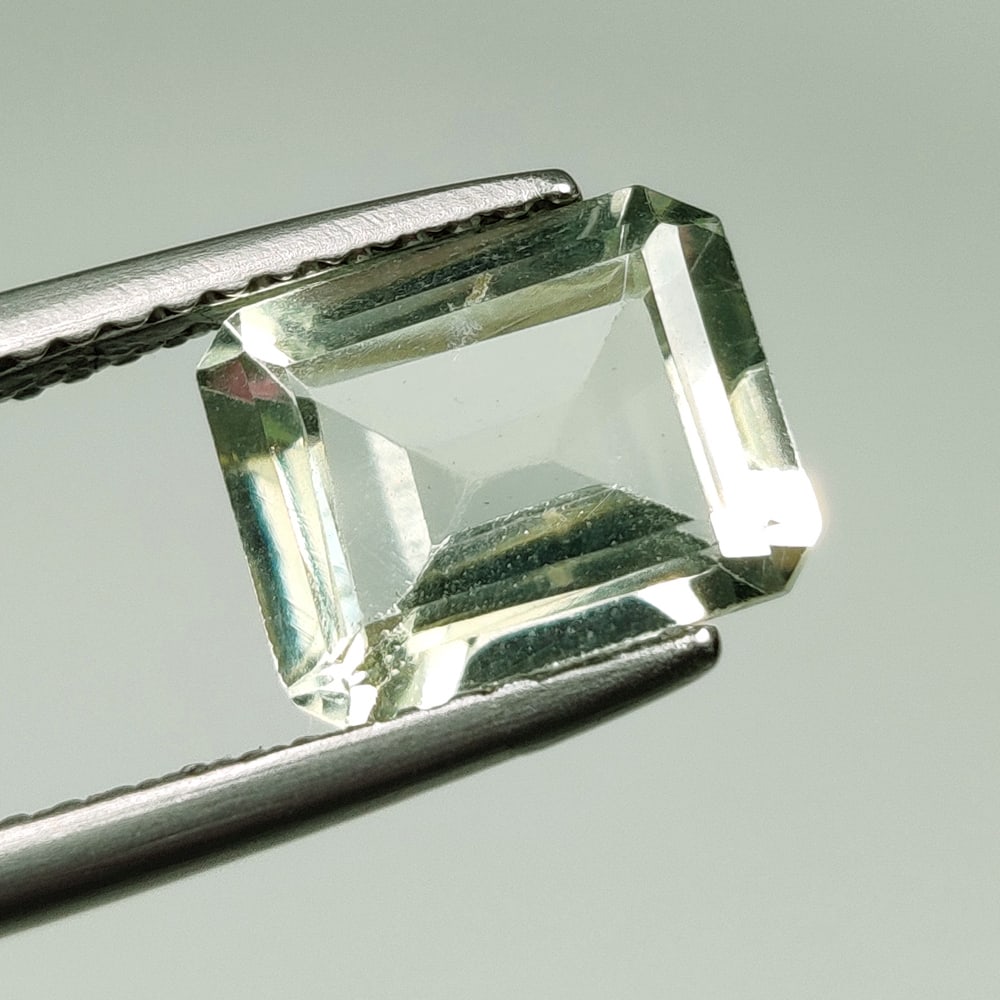 1.94 Ct Natural Green Amethyst Octagon Cut (1 of 2)