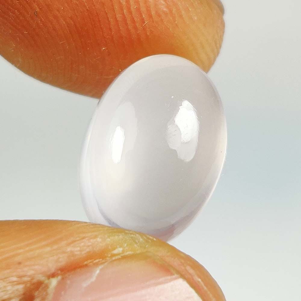 5.83 Ct Natural Rose Quartz Oval Cab: Weight - 5.83 Ct / Dimensions - 13.20 x 9.20 x 6.10 mm / Top Class Quality / Oval Cab / Origin - Brazil / Comments - None