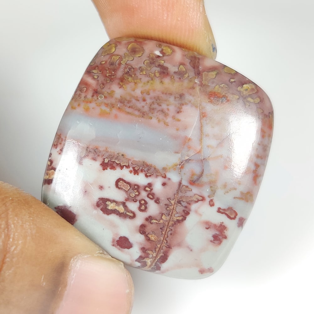 44.25 Ct Natural Jasper Quartz Cushion Cab: weight - 44.25 Ct / Dimensions - 30.00 x 28.00 x 5.40 mm / Shape - Excellent Cushion Cab / Origin - Brazil / Treatment - None