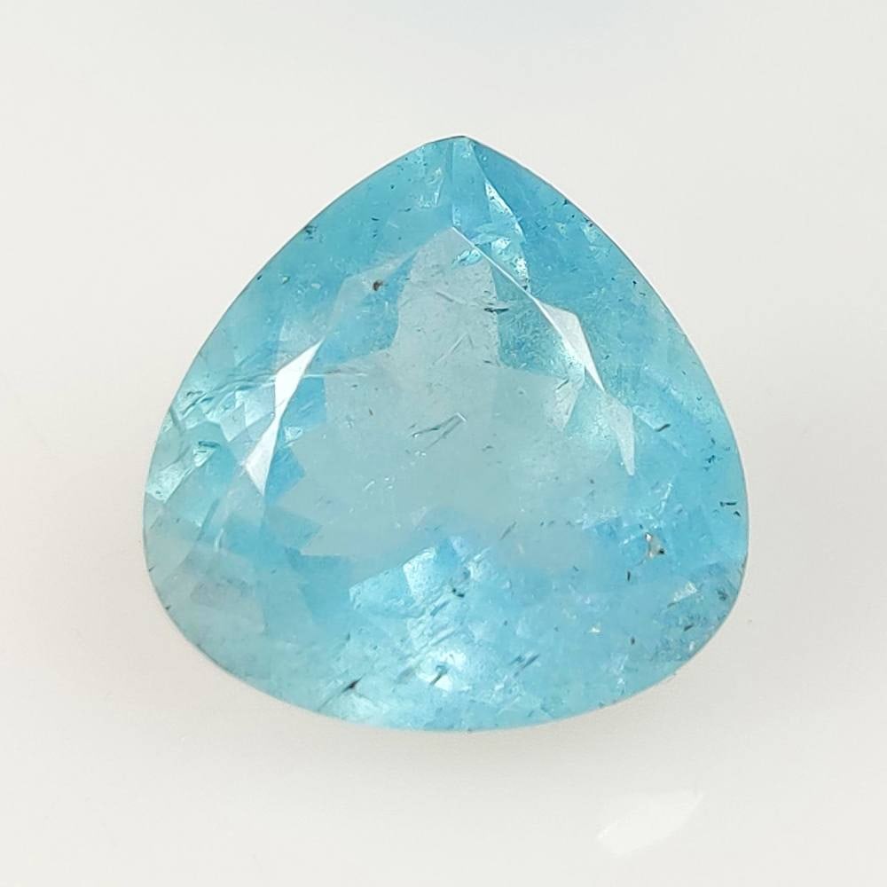 6.90 Ct Natural Aquamarine Pear Cut: Weight - 6.90 Ct / Dimensions - 13.00 x 12.90 x 8.00 mm / Shape - Pear cut / Color - Baby Blue / Clarity - VVS / Origin -India / Treatment - None