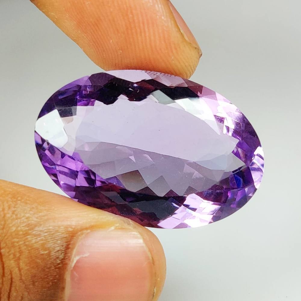 43.84 Ct Natural Purple Amethyst Oval Cut (1 of 2)