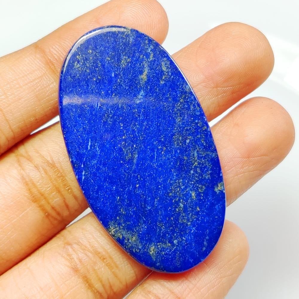 46.21 Ct Natural Blue Lapis Lazuli Oval Cab (1 of 2)