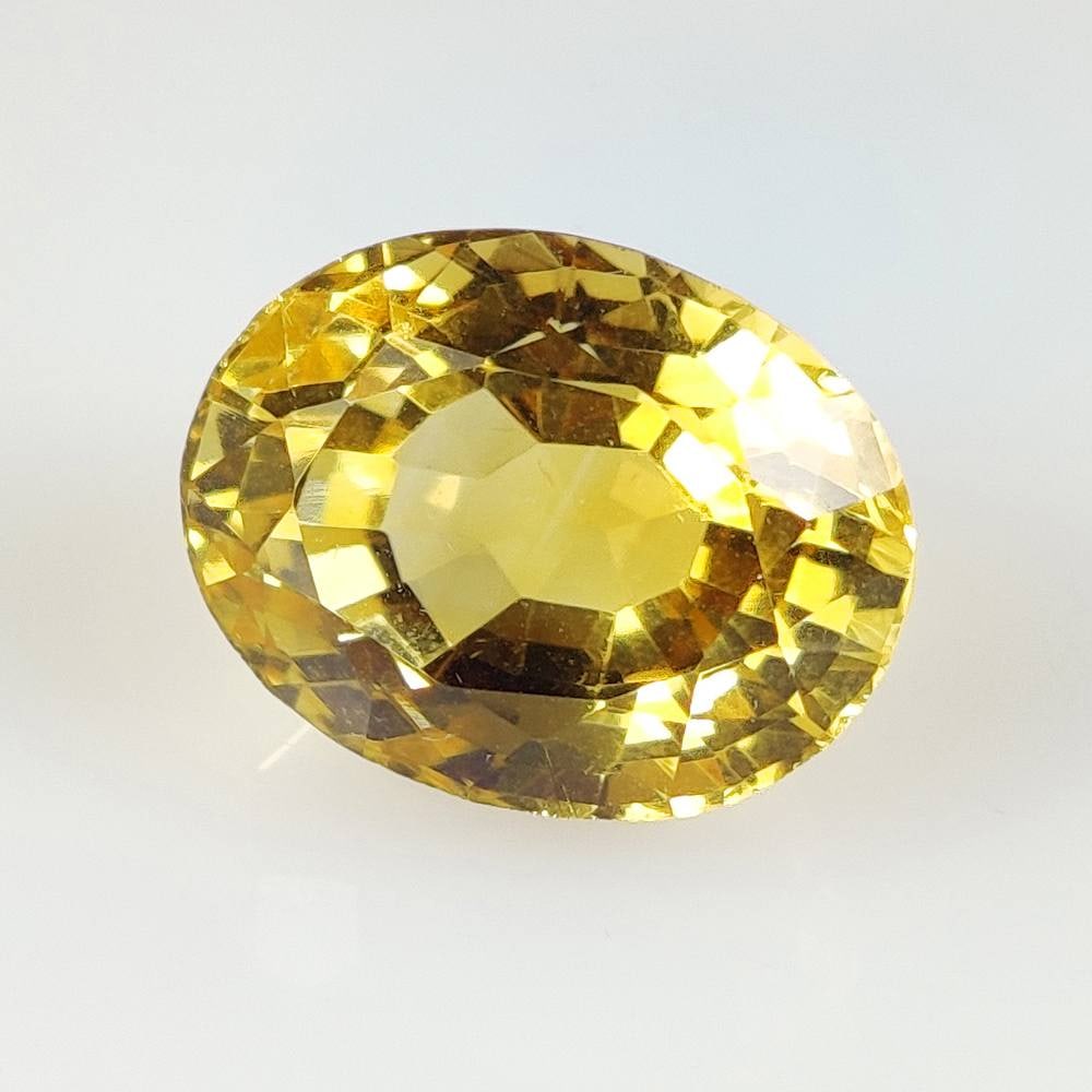 13.65 Ct Natural Yellow Citrine Oval Cut (1 of 2)