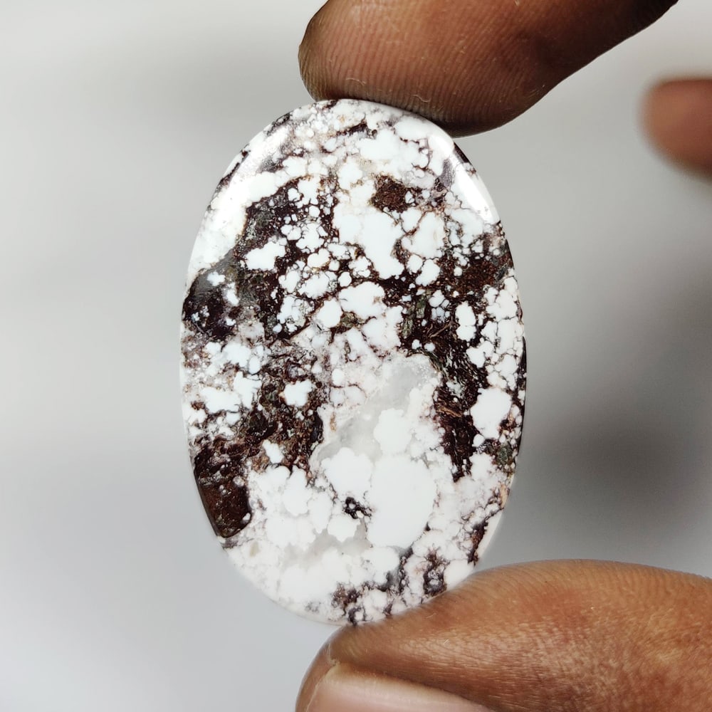 34.68 Ct Natural Wild Horse Jasper Quartz Oval Cab (1 of 2)