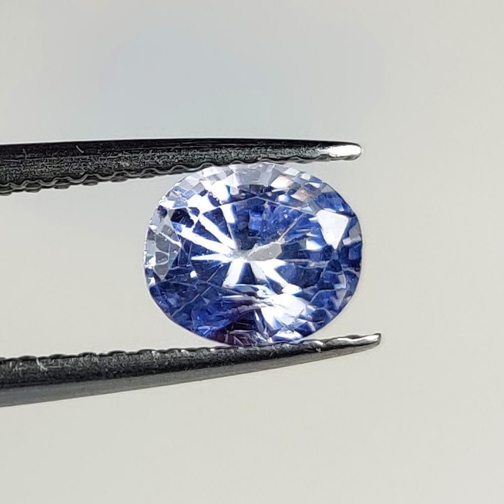 1.01 Ct Natural Sapphire Oval Cut: Weight - 1.01 Ct / Size- 6.50 x 5.50 x 3.80 mm / Shape - Oval Cut / Clarity - SI / Origin - Sri Lanka / Treatment - Unheated