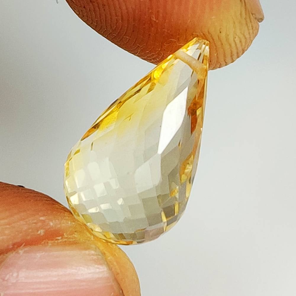 8.48 Ct Natural Citrine Pear Drop (1 of 2)