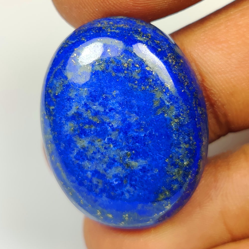 43.77 Ct Natural Blue Lapis Lazuli OVal Cab (1 of 2)