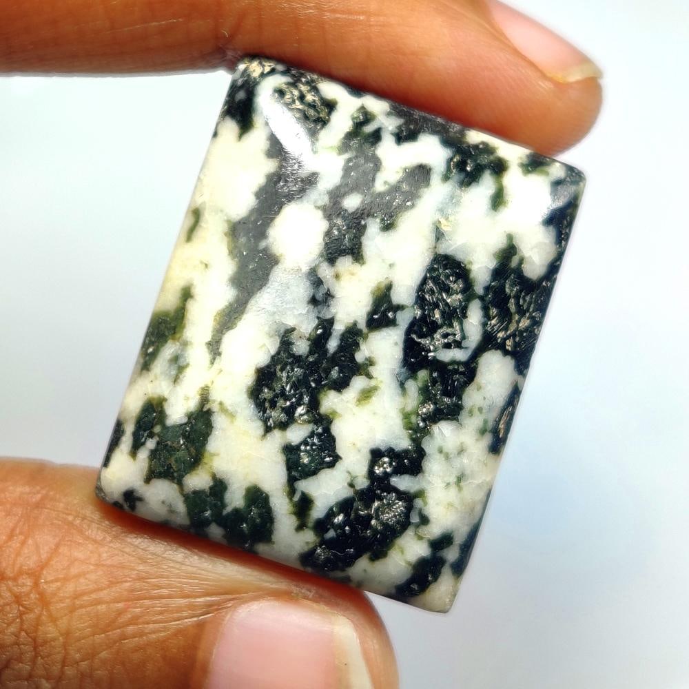 59.36 Ct Natural Dalmation Jasper Quartz Octagon Cab (1 of 2)