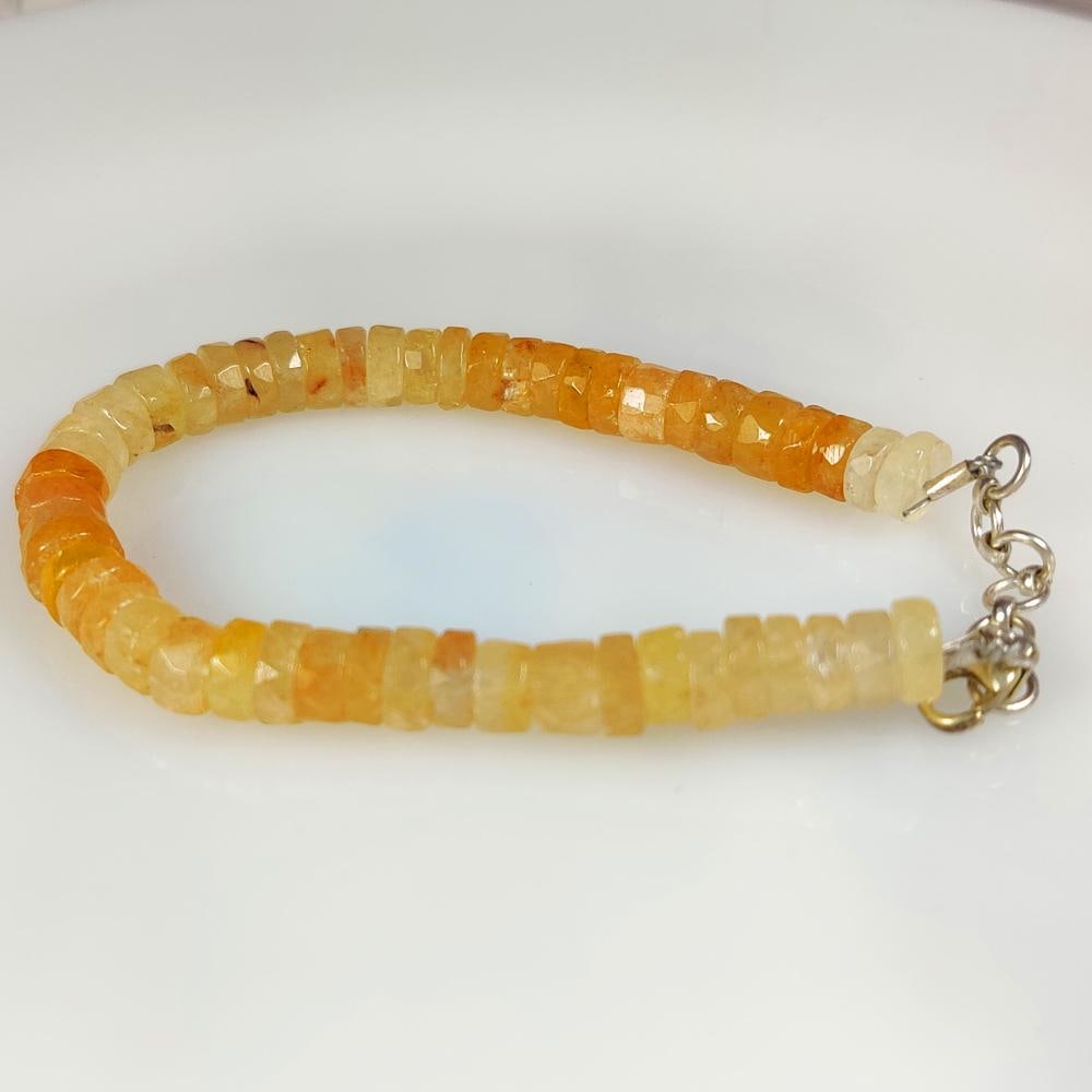 55.20 Ct Natural Carnelian Round Cut Beads Bracelet: Weight - 55.20 Ct / Dimensions - 6.30 - 6.90 mm / 51 Pc's / 7.5" inches / Shape & Cut - Round Cut Beads / Transparency - Semi - Opaque / Origin - Brazil