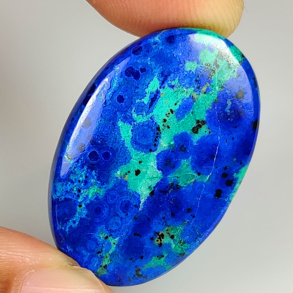 29.85 Ct Natural Tibetian Blue Turquoise Oval Cab: Weight - 29.85 Ct / Size - 31.00 x 20.00 x 4.70 mm / Good Color / Oval Cabochon - Ready for Jewellery Setting / Origin - Arizona / Treatment - None