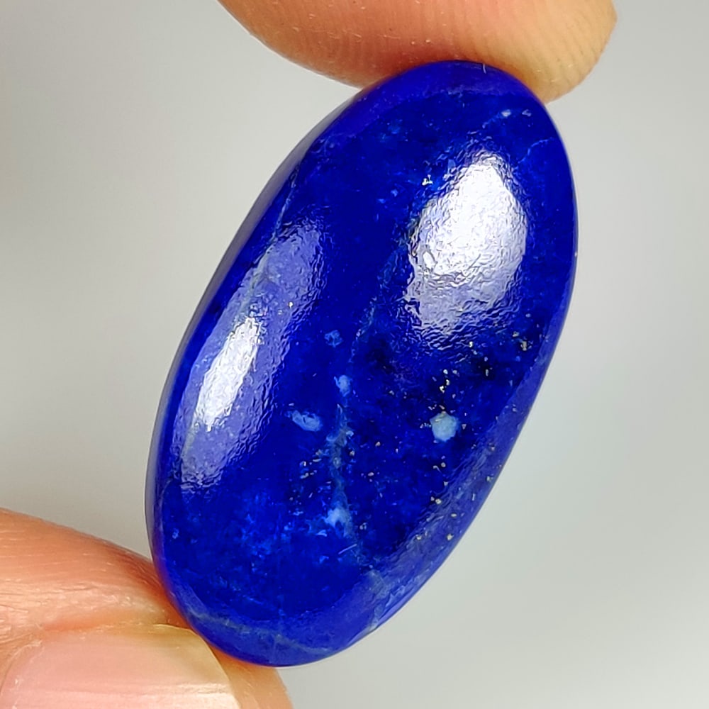 20.72 Ct Natural Blue Lapis Lazuli Oval Cab (1 of 2)