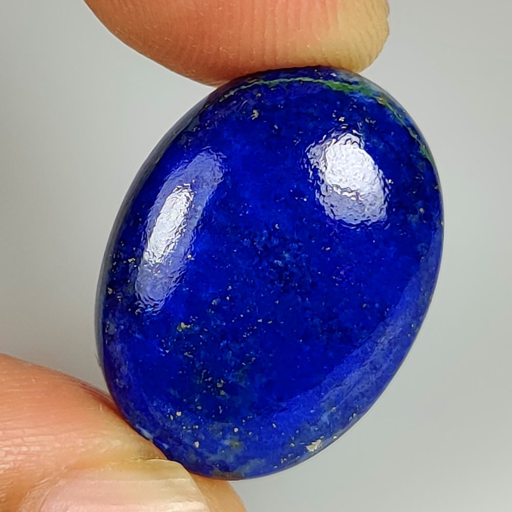 19.35 Ct Natural Blue Lapis Lazuli Oval Cab (1 of 2)