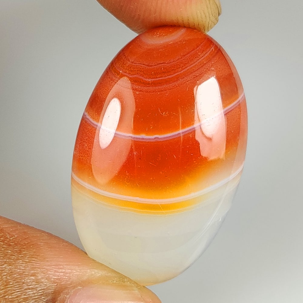 30.02 Ct Natural Bostwana Agate Oval Cab (1 of 2)