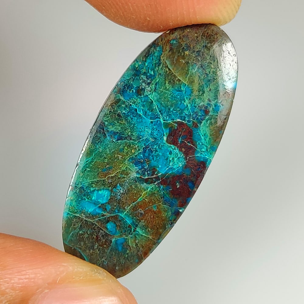 13.00 Ct Natural Tibetian Blue Turquoise Oval Cab: Weight - 13.00 Ct / Size - 31.00 x 12.80 x 3.60 mm / Good Color / Oval Cabochon - Ready for Jewellery Setting / Origin - Arizona / Treatment - None