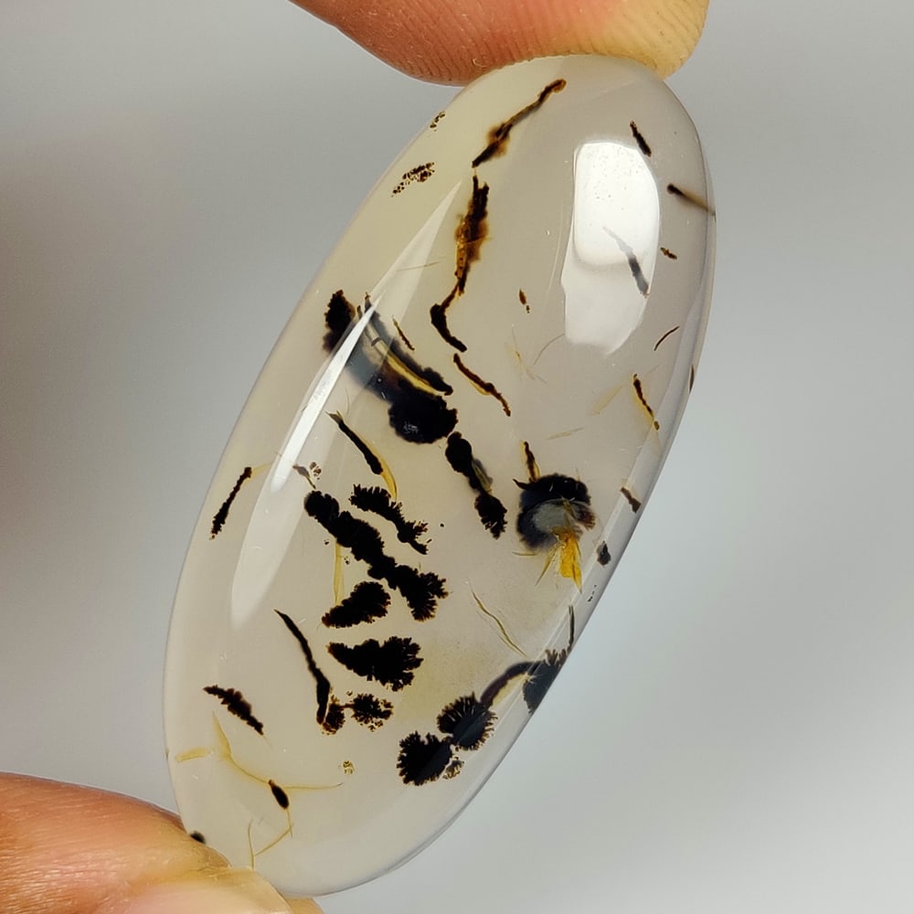 34.15 Ct Natural Dendrite Agate Oval cab (1 of 2)