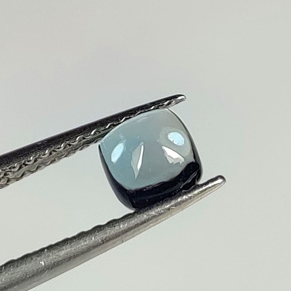 0.75 Ct Natural London Blue Topaz Cushion Cab (1 of 2)