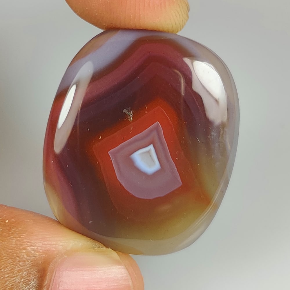 38.41 Ct Natural Bostwana Agate Cushion Cab (1 of 2)