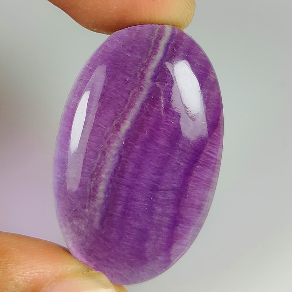 36.88 Ct Natural Flourite Oval Cab (1 of 2)