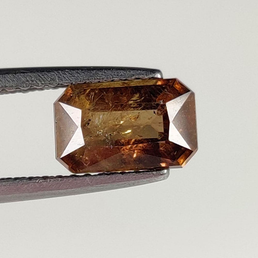 1.73 Ct Natural Axinite Octagon Cut (1 of 2)