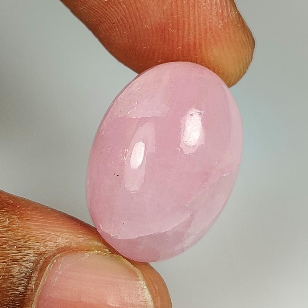 24.35 Ct Natural Pink Morganite Oval Cab (1 of 2)
