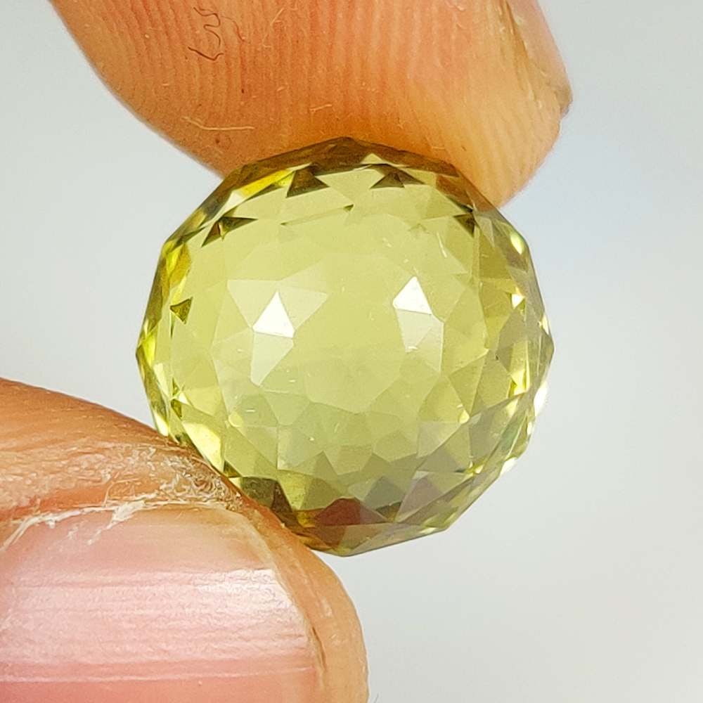 12.59 Ct Natural Lemon Quartz Round Ball (1 of 2)