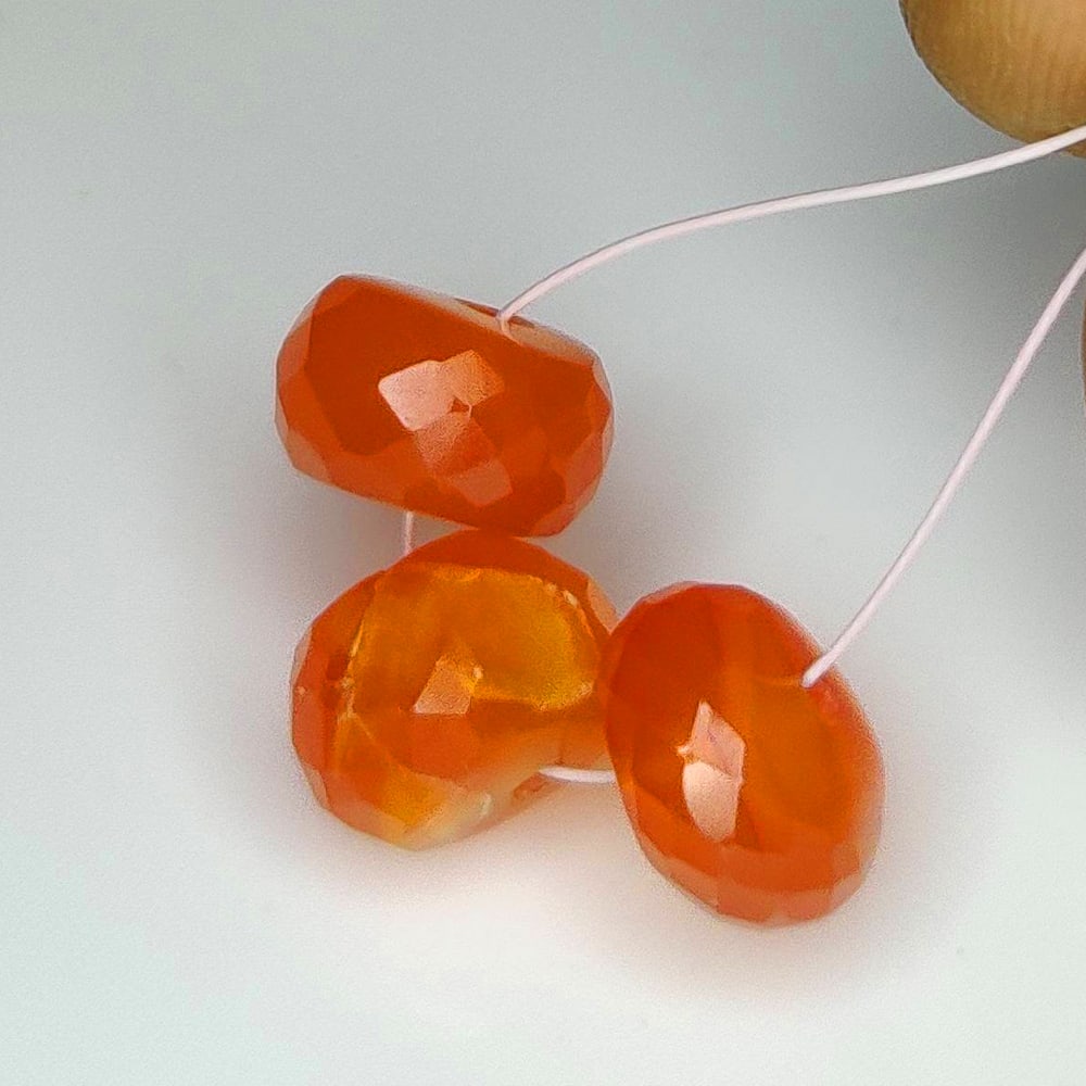 9.68 Ct Natural Orange Carnelian Round Cut Beads: Weight - 9.68 Ct / Dimensions - 8.60 - 8.80 mm / Shape & Cut - Round Beads / Transparency - Semi - Opaque / Origin - Brazil