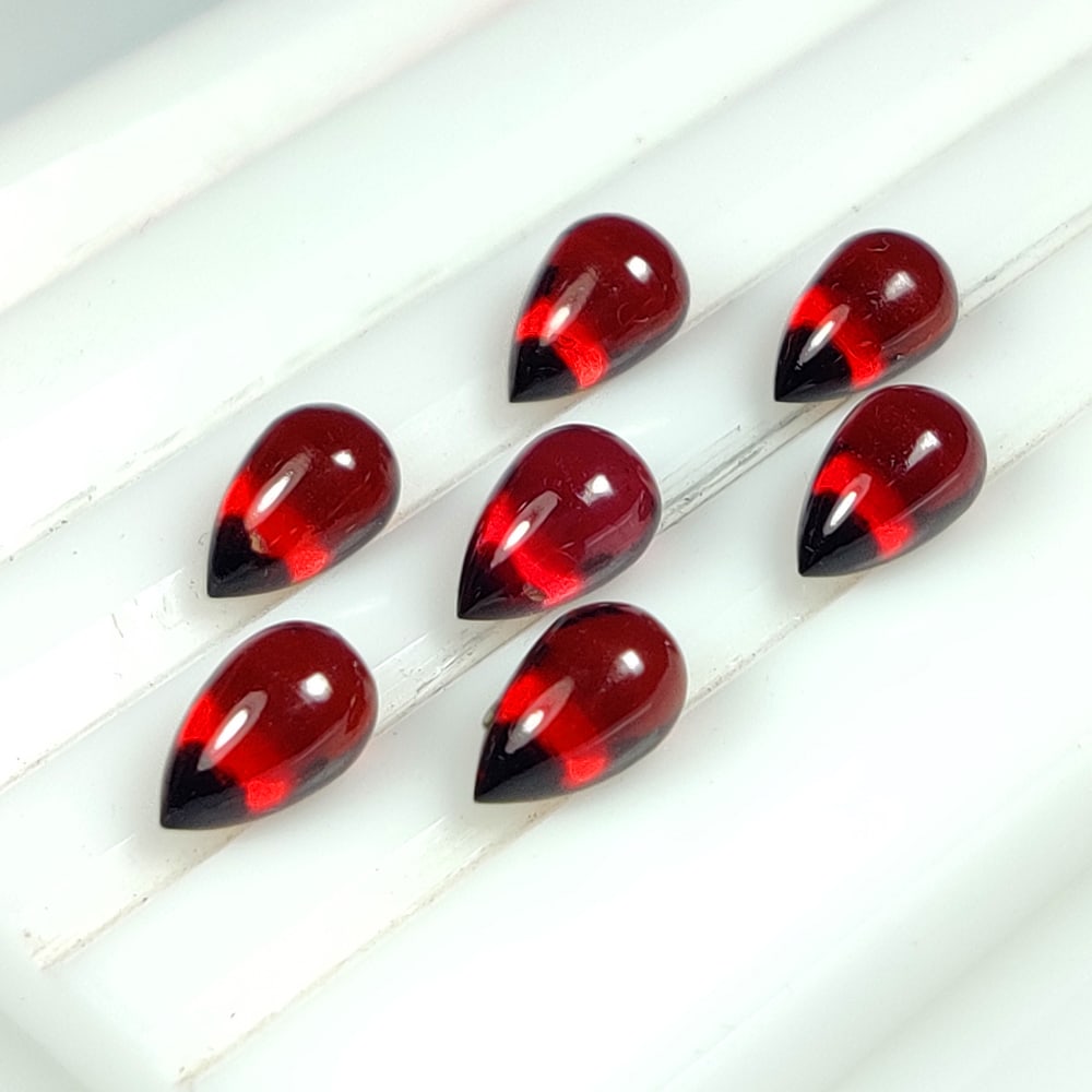 13.24 Ct Natural Almandite Garnet Pear Drop Set (1 of 2)