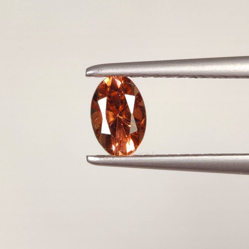 0.43 Ct Natural Tourmaline Oval Cut: Weight - 0.43 Ct / Dimensions - 6.00 x 4.00 x 3.20 mm / Shape & Cut - Oval Cut / Color - Brown / Transparency - Transparent / Comments - Unheated