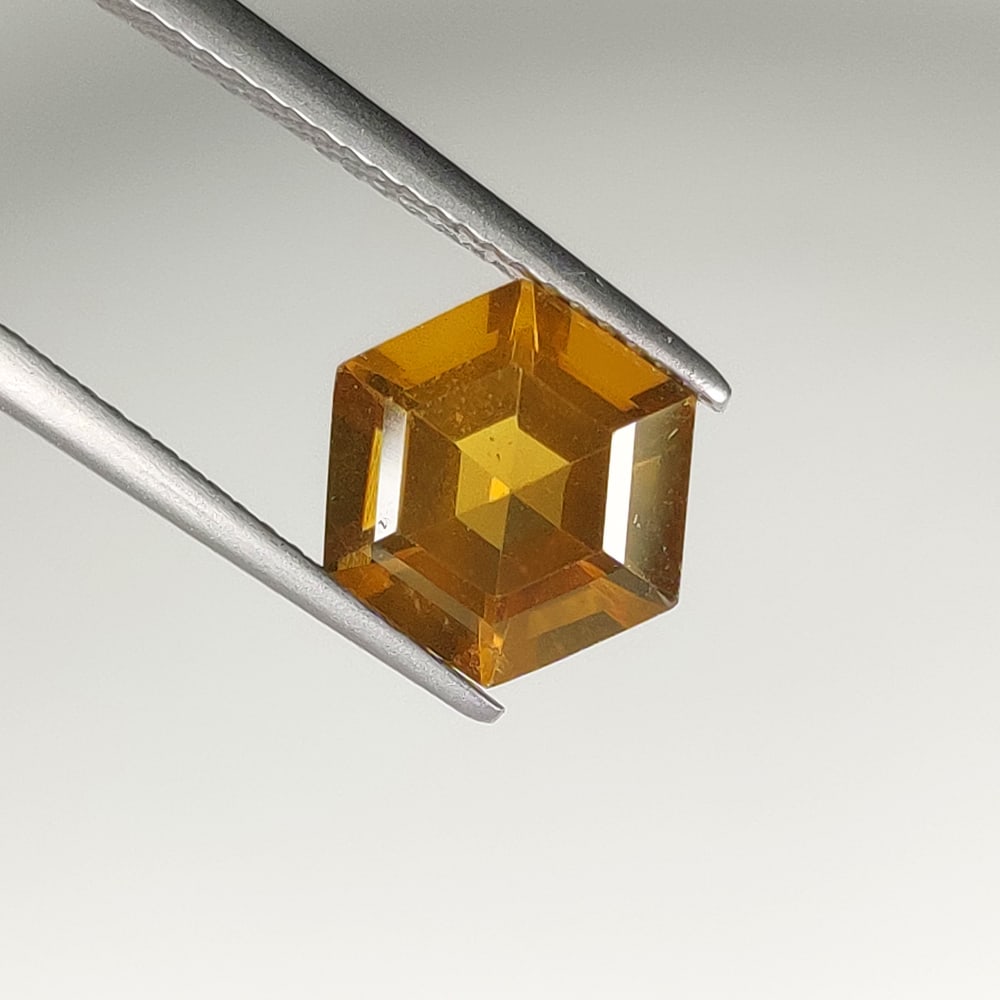 2.66 Ct Natural Honey Quartz Hexagon Cut: Weight - 2.66 Ct / Dimensions - 10.20 x 8.90 x 5.80 mm / Top Class Quality / hexagon Cut / Origin - Brazil / Comments - Heated