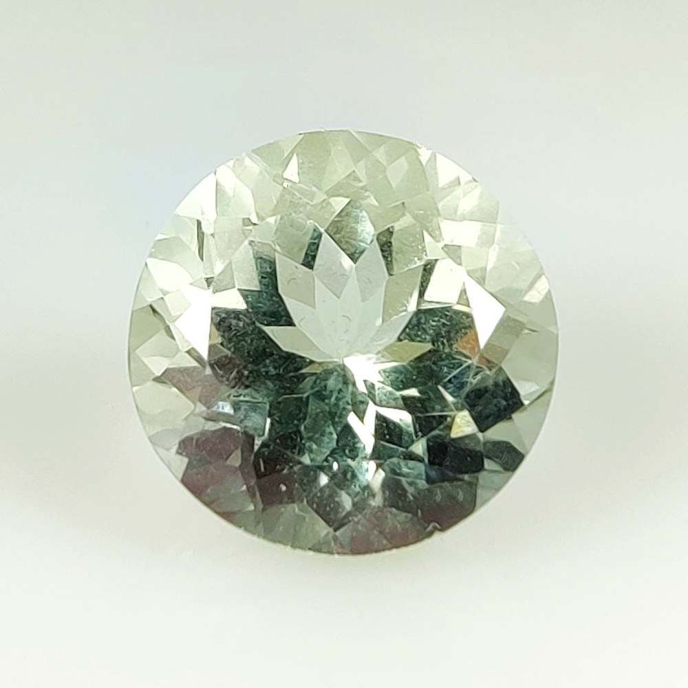 11.88 Ct Natural Green Amethyst Round Cut (1 of 2)