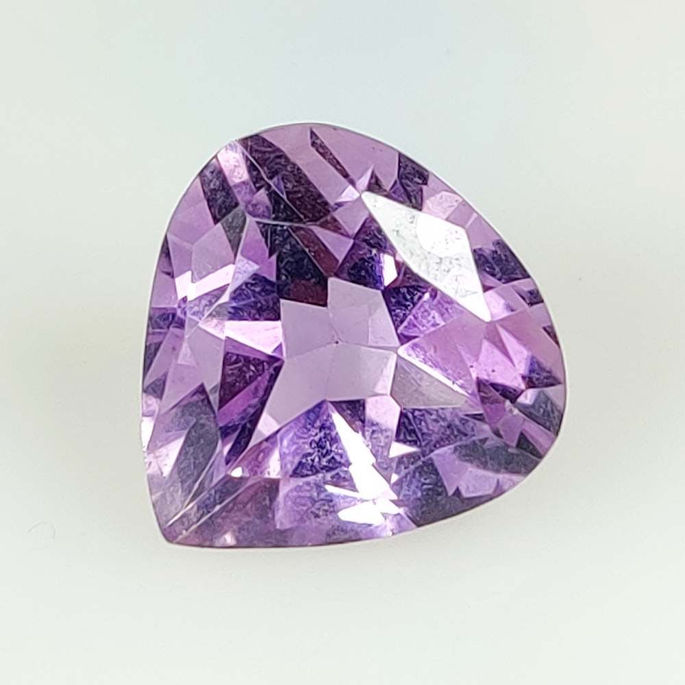 9.81 Ct Natural Purple Amethyst Pear Cut (1 of 2)