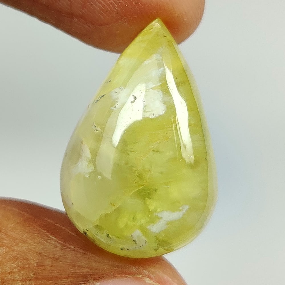 13.84 Ct Natural Polygram Jasper Quartz Pear Cab: weight - 13.84 Ct / Dimensions - 20.30 x 13.50 x 6.50 mm / Shape & Cut - Excellent Pear Cab / Origin - Brazil / Comments - None