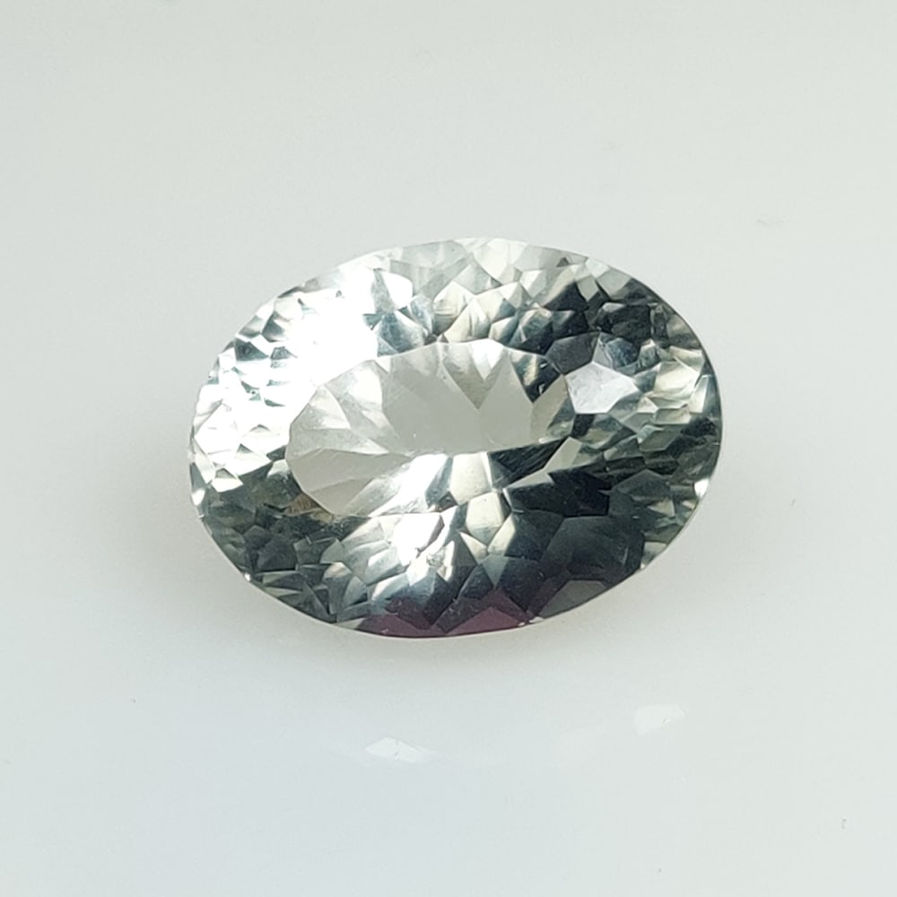 13.42 Ct Natural Green Amethyst Oval Cut: Weight - 13.42 Ct / Size - 17.80 x 13.00 x 10.40 mm / Shape - OVal Cut / Color - Green / Clarity - VVS / Origin - Brazil / Treatment - Heated