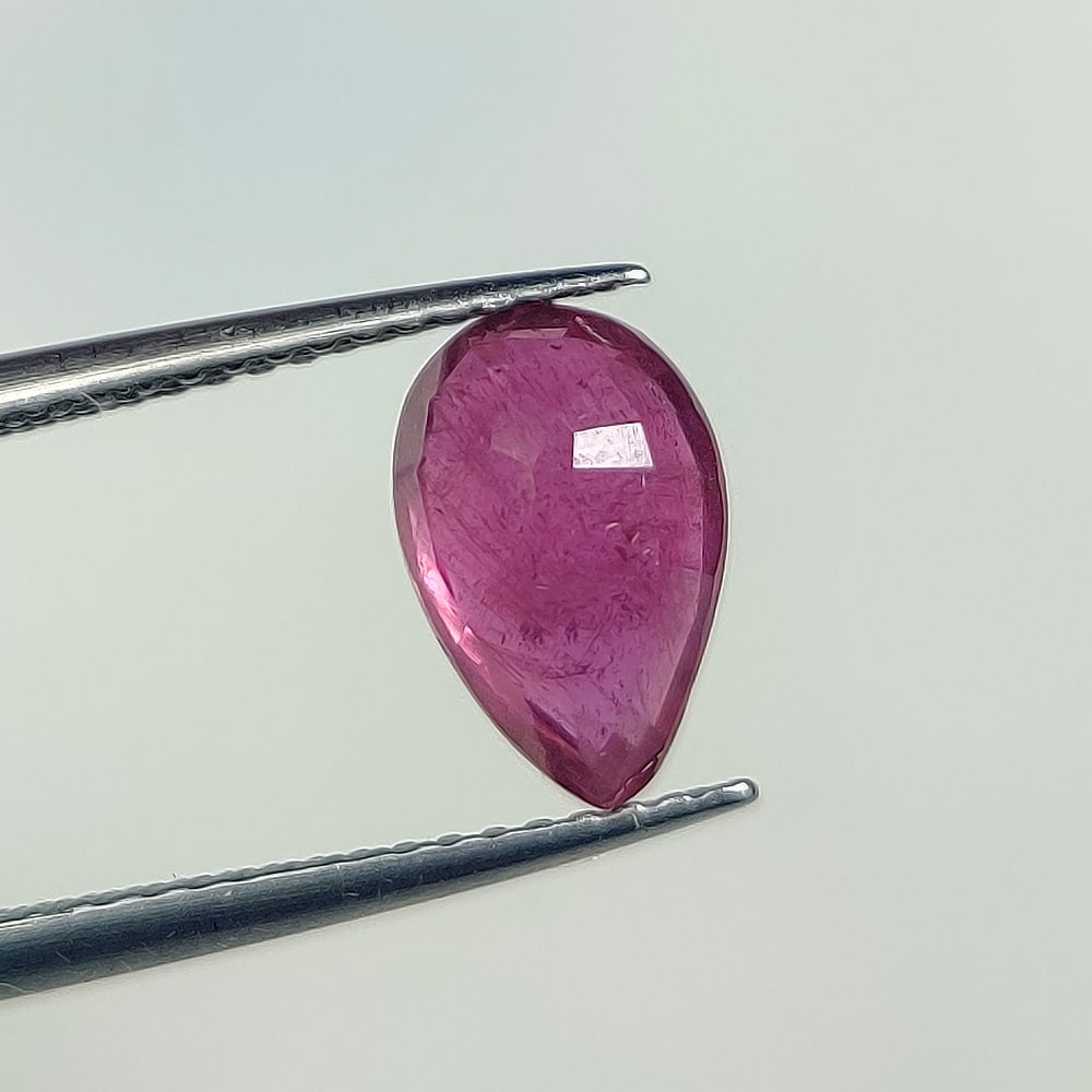 2.37 Ct Natural Red Ruby Pear Cut - 2