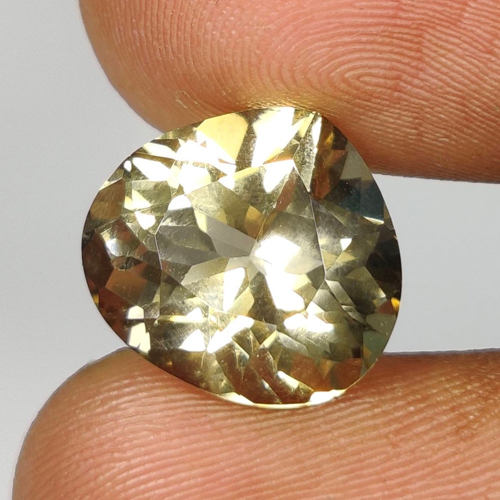 6.41 Ct Natural Yellow Scapolite Pear Cut: Weight - 6.41 Ct / Dimensions - 12.60 x 11.60 x 8.00 mm / Top Class Quality / Pear Cut / Origin - Brazil / Treatment - None