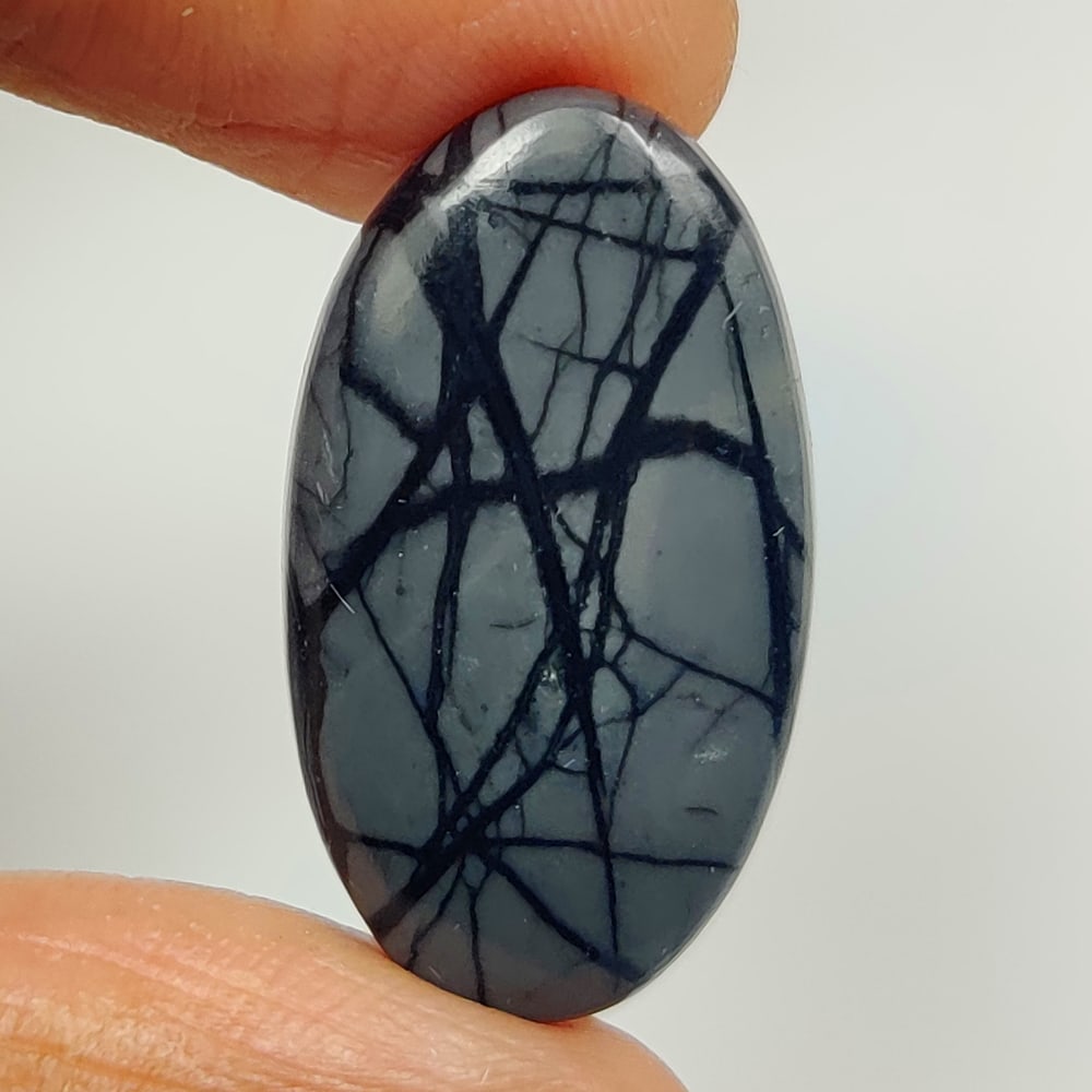 10.04 Ct Natural Picasso Jasper Quartz Oval Cab: weight - 10.04 Ct / Dimensions - 23.40 x 13.10 x 3.60 mm / Shape & Cut - Excellent Oval Cab / Origin - Brazil / Comments - None