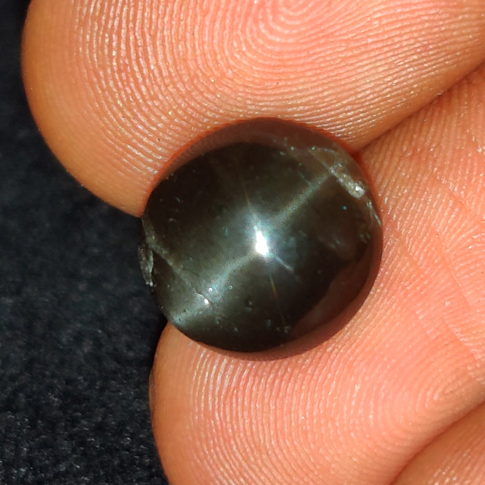 6.78 Ct Natural Sillimanite Catseye Round Cab: weight - 6.78 Ct / Dimensions - 10.90 x 10.50 x 7.80 mm / Shape - Excellent Round Cab / Origin - India / Treatment - None