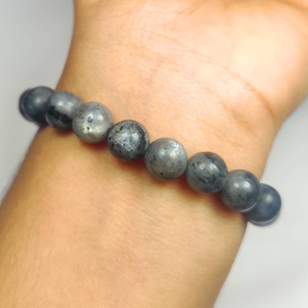 90.24 Ct Natural Blue Sodalite Round Ball Beads Bracelet: Weight - 90.24 Ct / Size - 8.00 - 8.50 mm / 23 Pc's / 7.25" inches / Shape - Round Ball Beads / Clarity - Opaque / Origin - Russia / Treatment - None